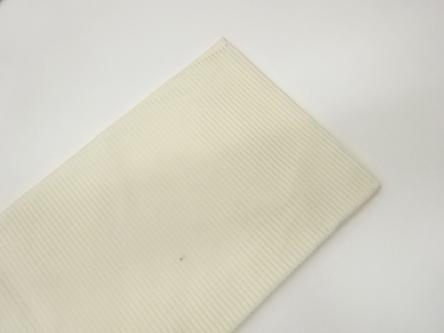  絽色紙に草葉・流水模様織出し名古屋帯